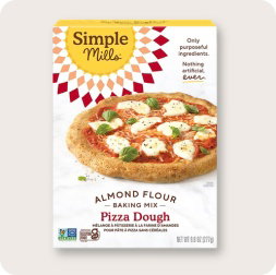 Simple Mills Grain-Free Almond Flour Baking Mix Pizza Dough, 277g