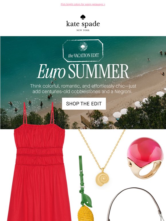 The Vacation Edit: Euro summer ✈️