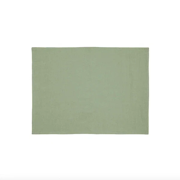 Bambury Linen Placemat 33X45Cm Sage