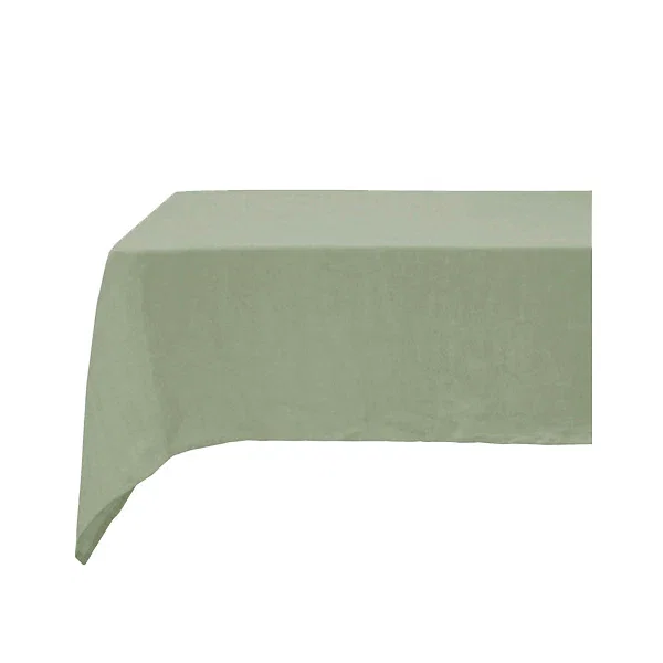 Bambury Linen Tablecloth 150X275Cm Sage