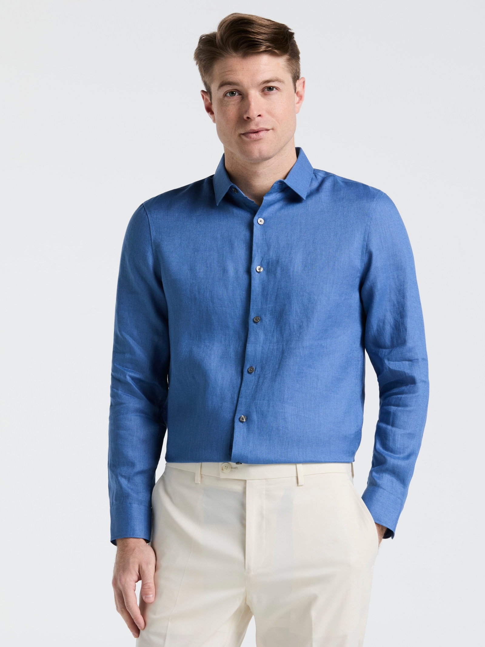 Solid Linen Shirt