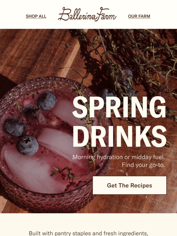 Spring Drinks for Your Next Gathering