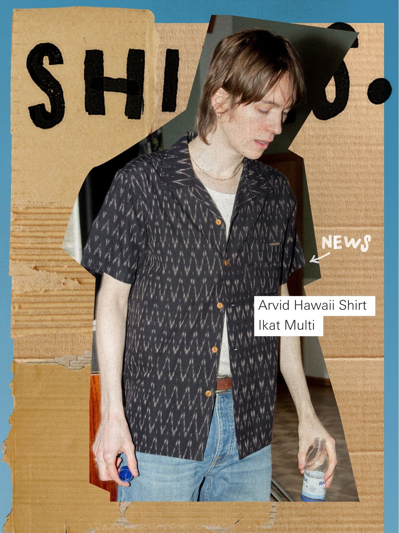Arvid Hawaii Shirt Ikat Multi