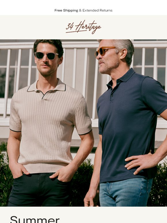 Warm-Weather Polos and Knits