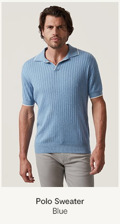 Polo Sweater Blue