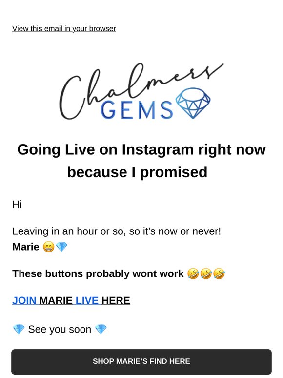 Live NOW on Instagram with mini Aqua cabs
