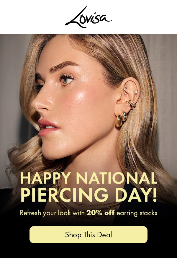 HAPPY NATIONAL PIERCING DAY!