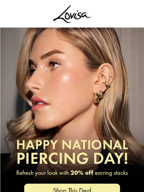 National Piercing Day just got better!