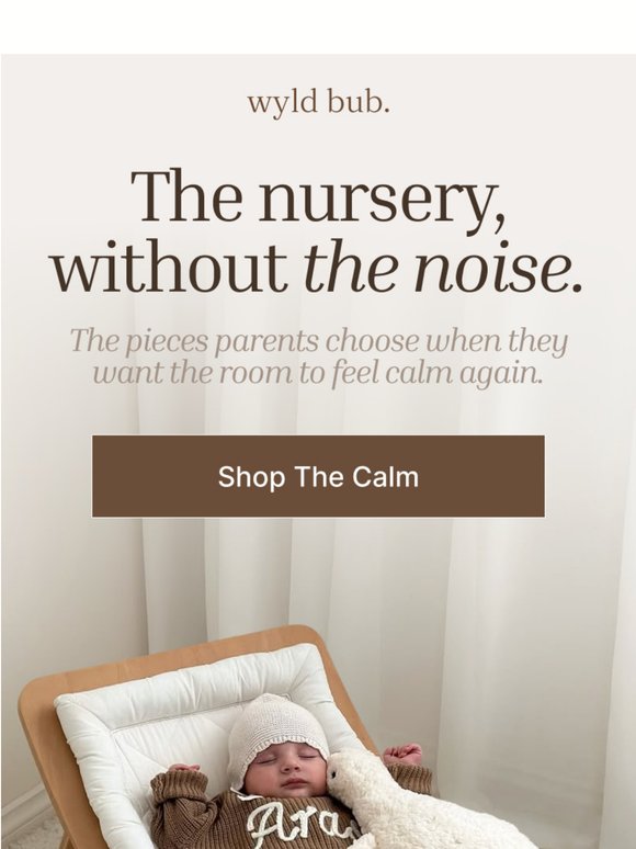A simpler kind of nursery setup 🧸