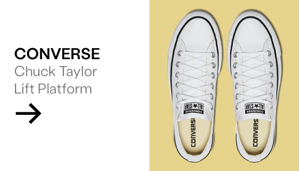 Converse Women's Chuck Taylor Lift Platform Sneakers in White