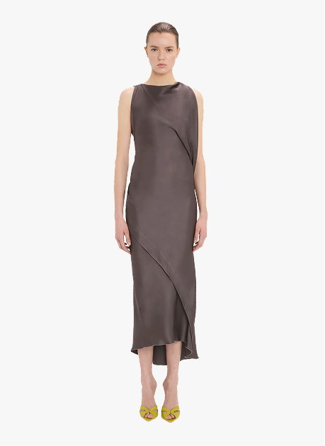 Kyra Midi Dress In Ore