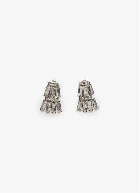 Crystal Clip Earrings