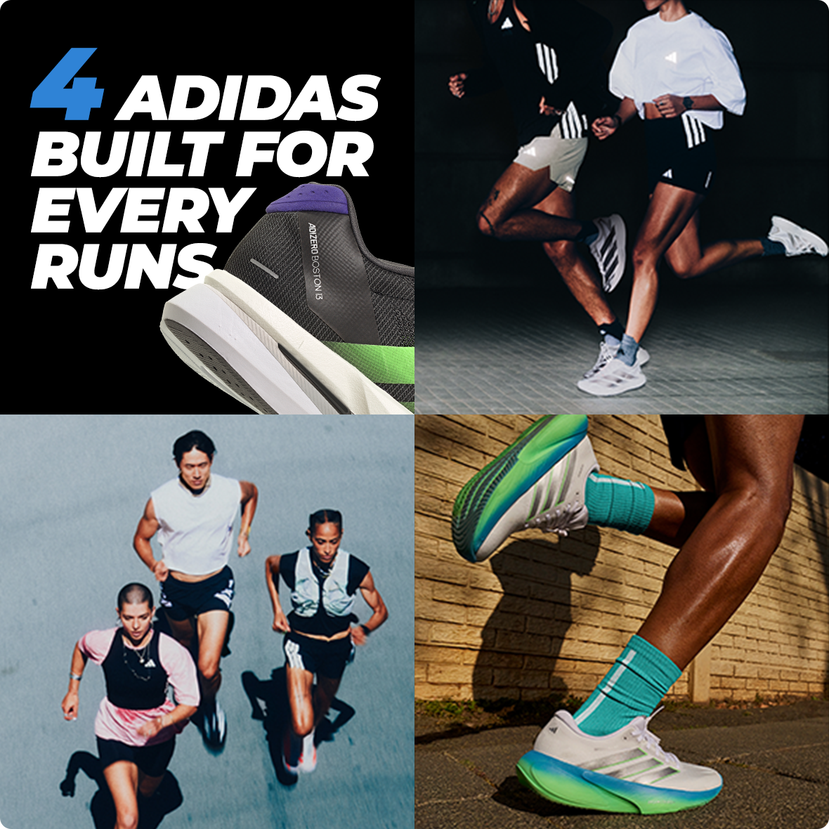 4 adidas built for your runs