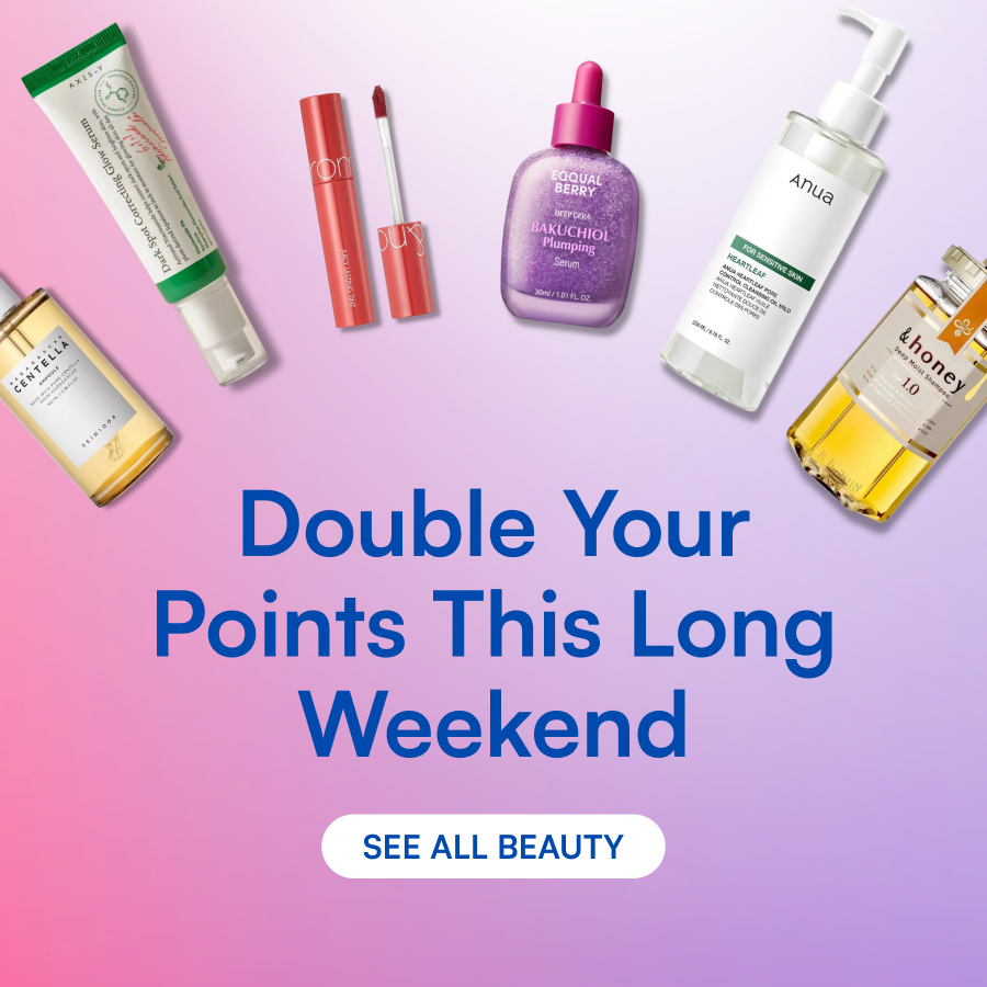 Double Your Points This Long Weekend | See All Beauty