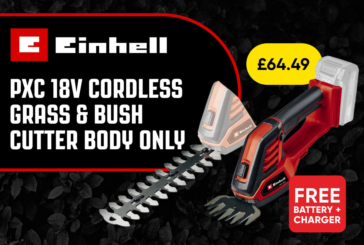 Einhell PXC 18V Cordless Grass & Bush Cutter Body Only
