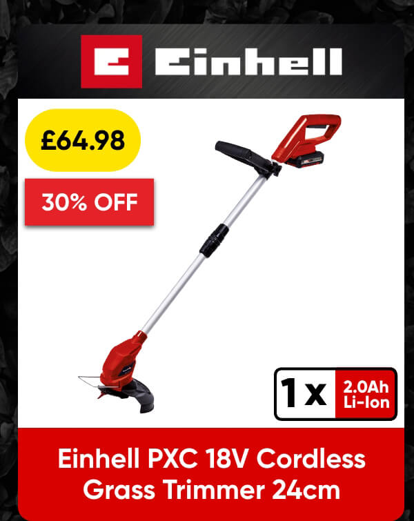 Einhell PXC 18V Cordless Grass Trimmer 24cm 1 x 2.0Ah