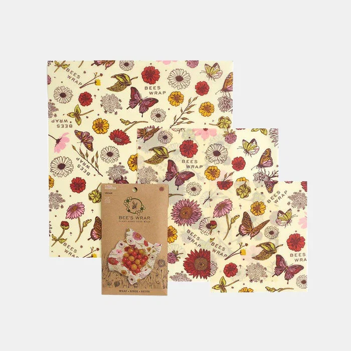 Image of Bee's Wrap - Vegan Food Wrap 3 Pack (S, M, L)
