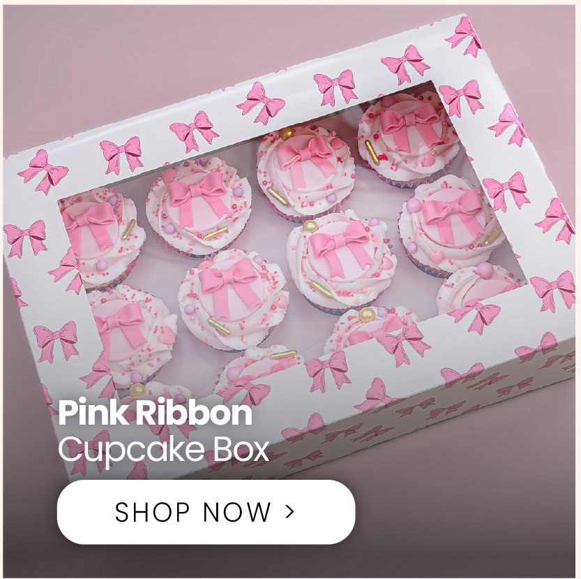 Pink Ribbon Cupcake Box | Shop now