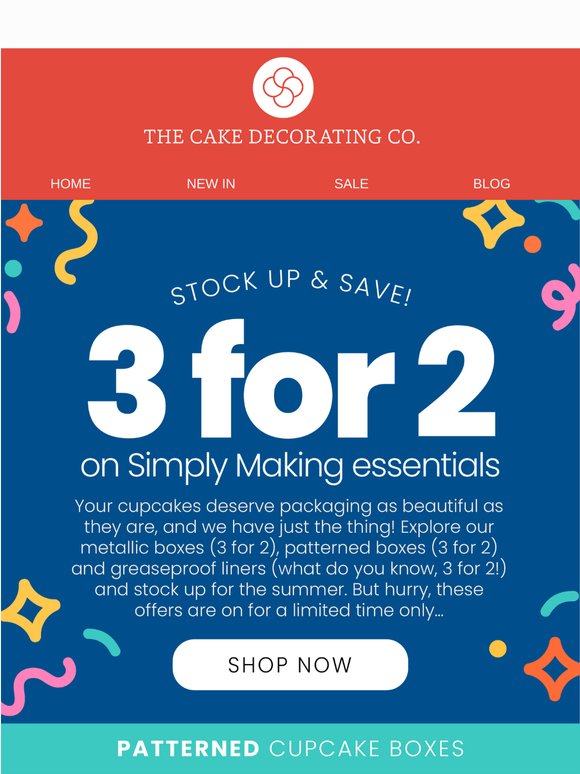3 for 2 Cupcake Boxes? Yes Please!