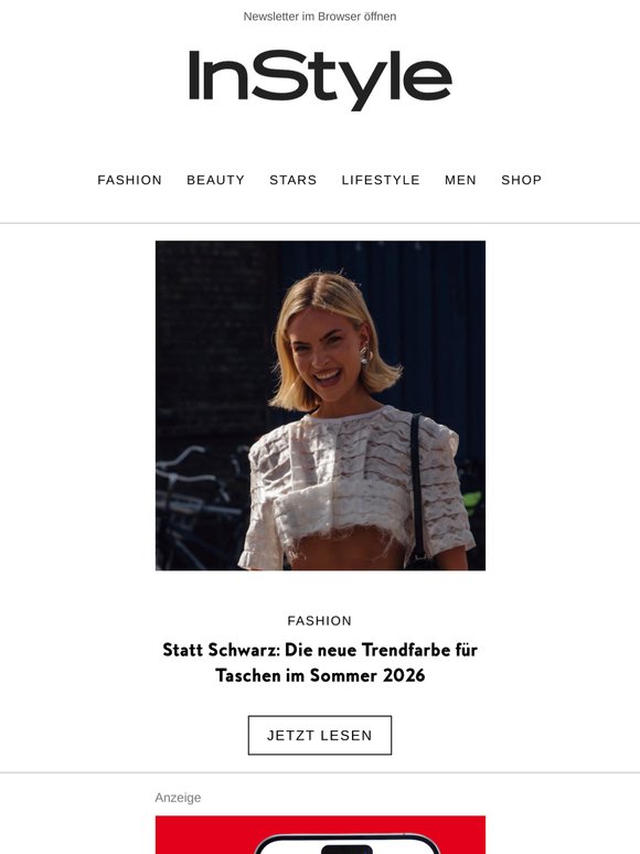 Statt Schwarz: Die neue Trendfarbe für Taschen im Sommer 2026