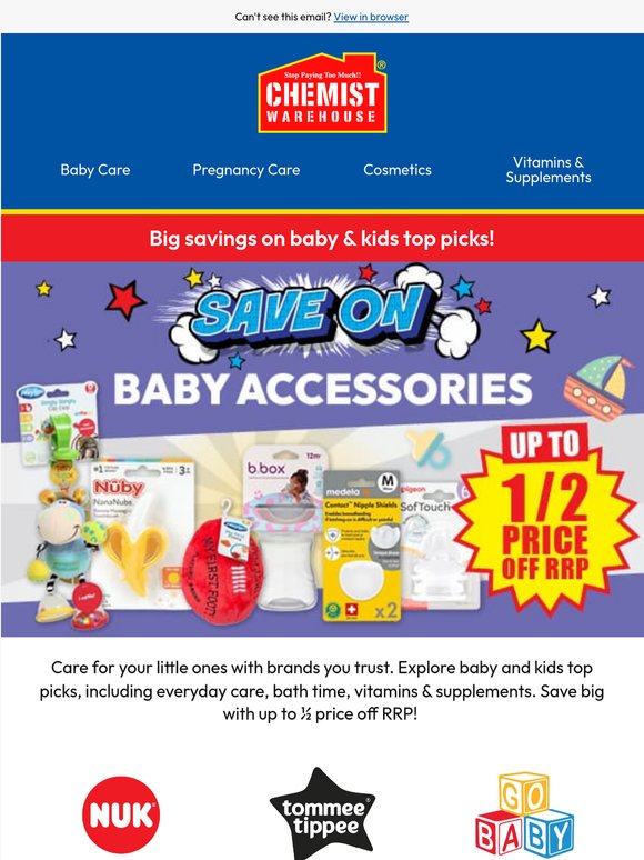 Your baby & kids list just got cheaper 🍼
