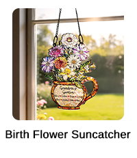 Birth Flower Suncatcher