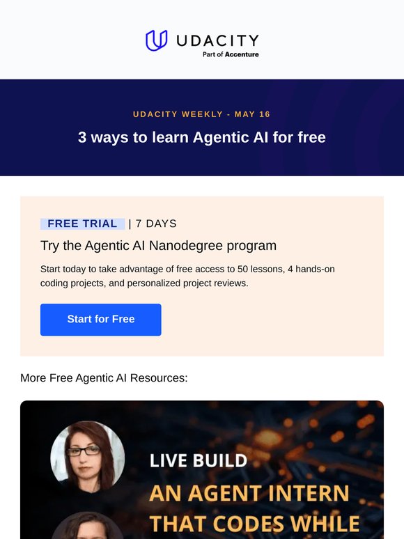 3 ways to learn Agentic AI for free