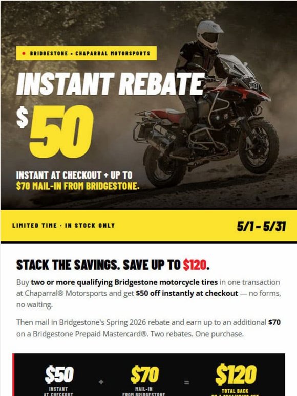 $120 Rebates Await - Act Fast!