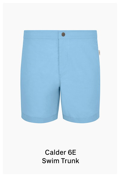 Onia Spring 2026 Men's Calder 6E Swim Trunk in Surf