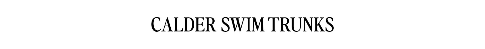Onia Spring 2026 Calder Swim Trunks