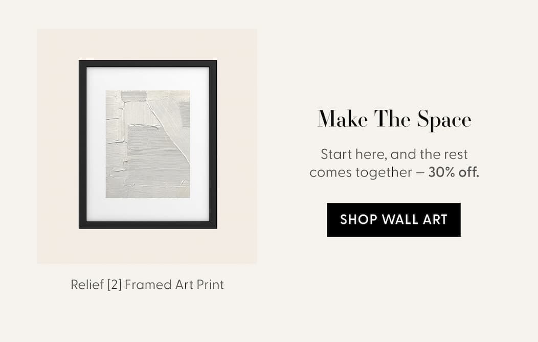Relief [2]: an abstract, textured piece in white by Alyssa Hamilton Art Framed Art Print