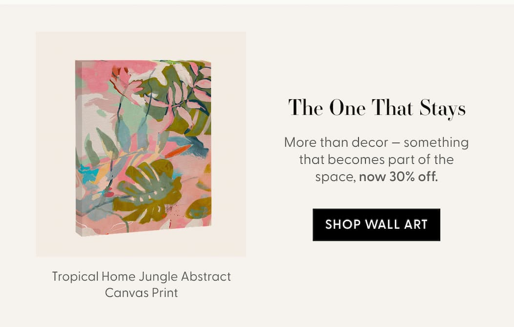 tropical home jungle abstract Canvas Print