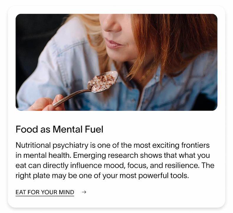 Food as Mental Fuel
