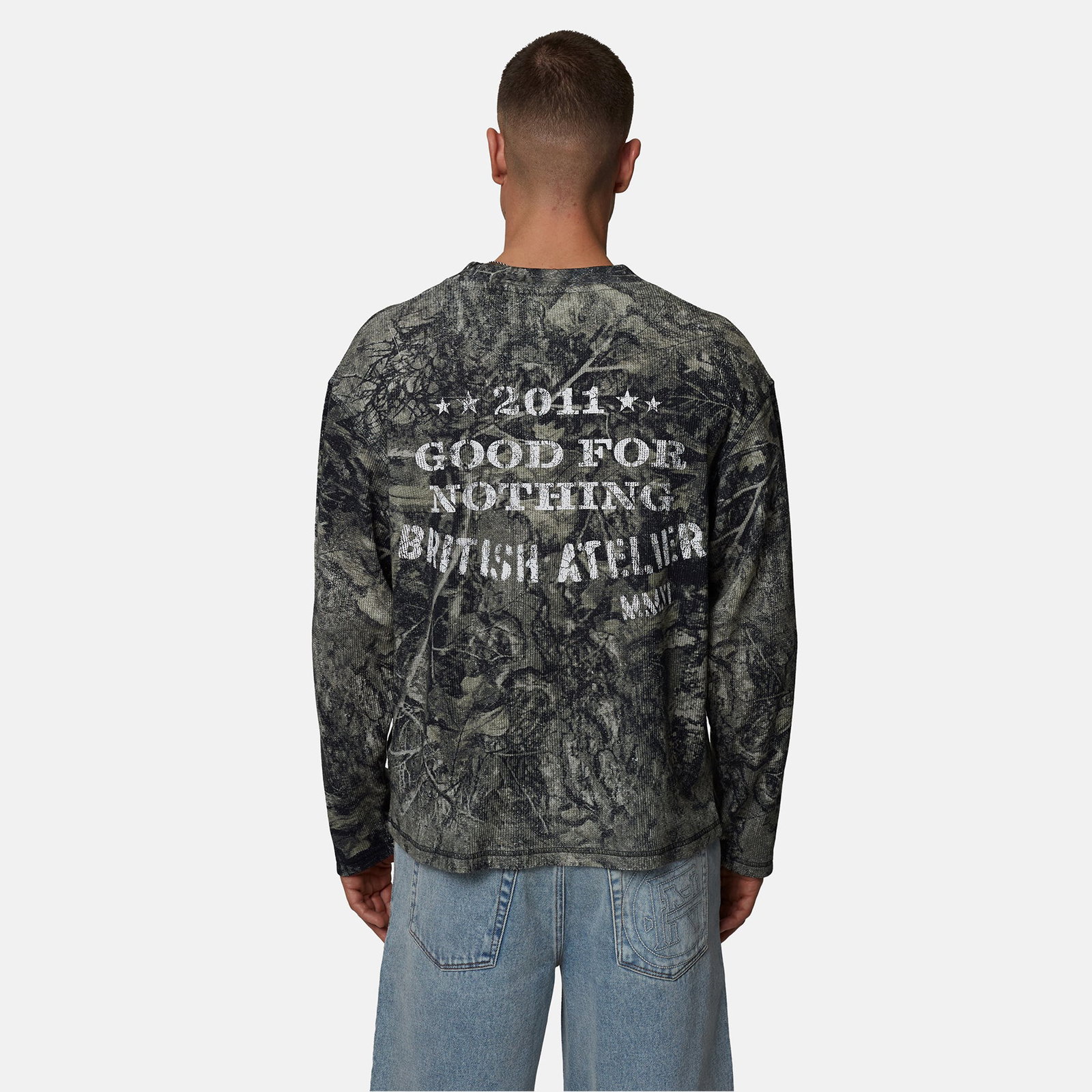 Image of Icarus Waffle Long sleeve Camo T-shirt