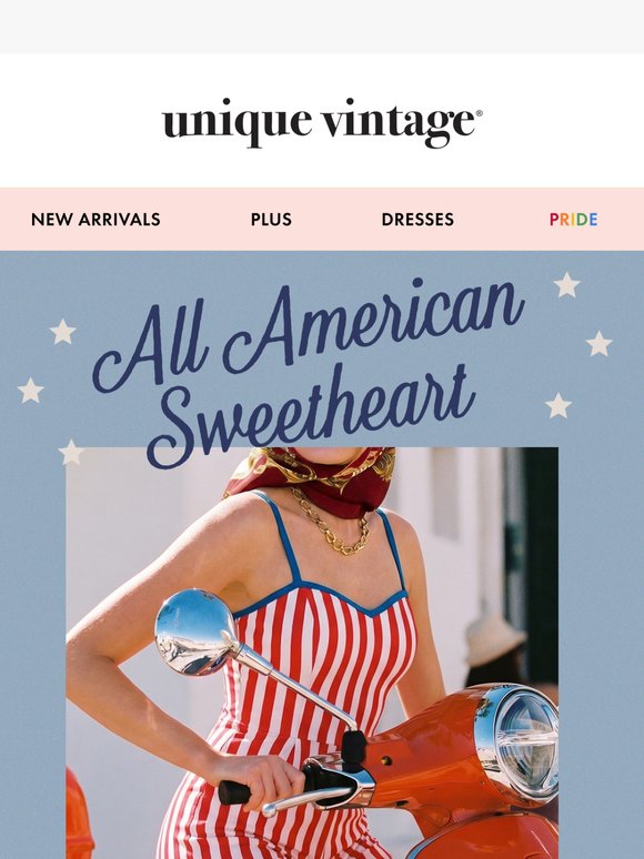 LAST DAY 50% off Sale on Sale & NEW: All American Sweetheart.
