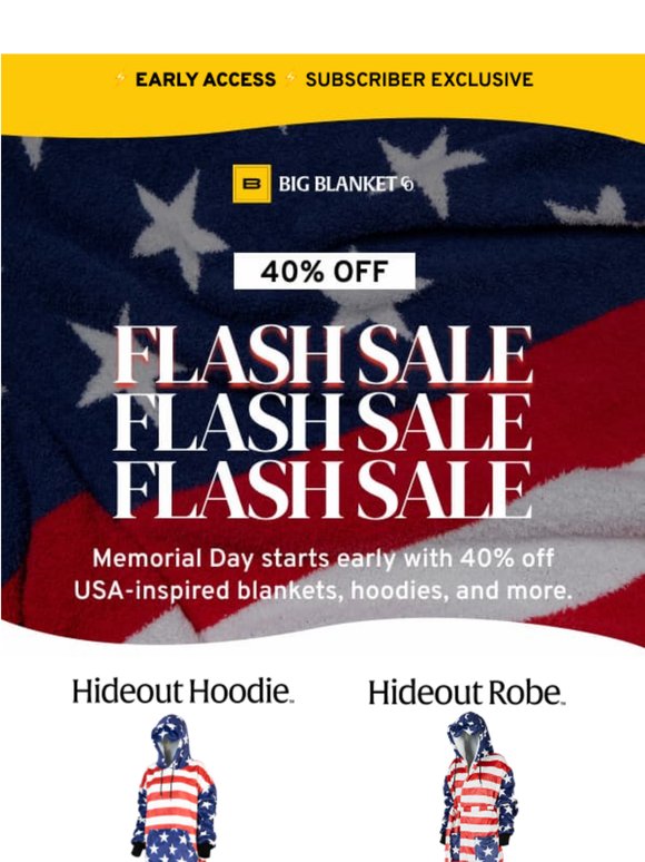 BIG Savings for the Big Holiday Weekend