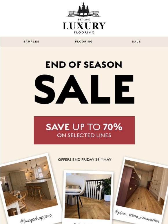 It's your lucky day: SALE still on! ✨