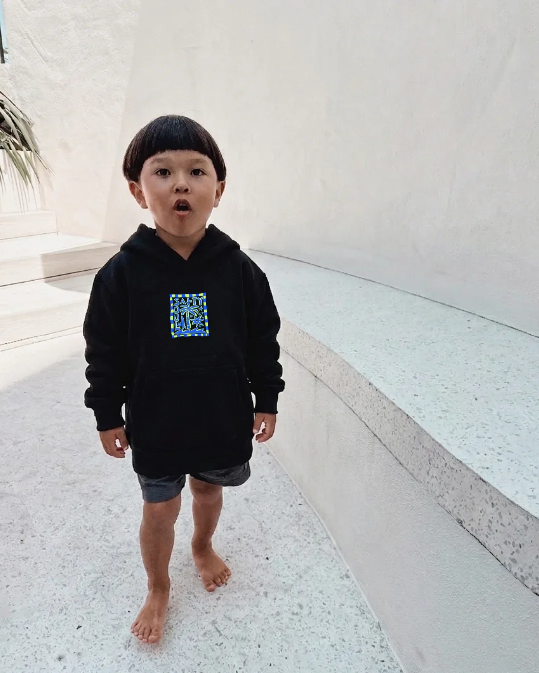 Image of Salty Soul Hoodie-  Black