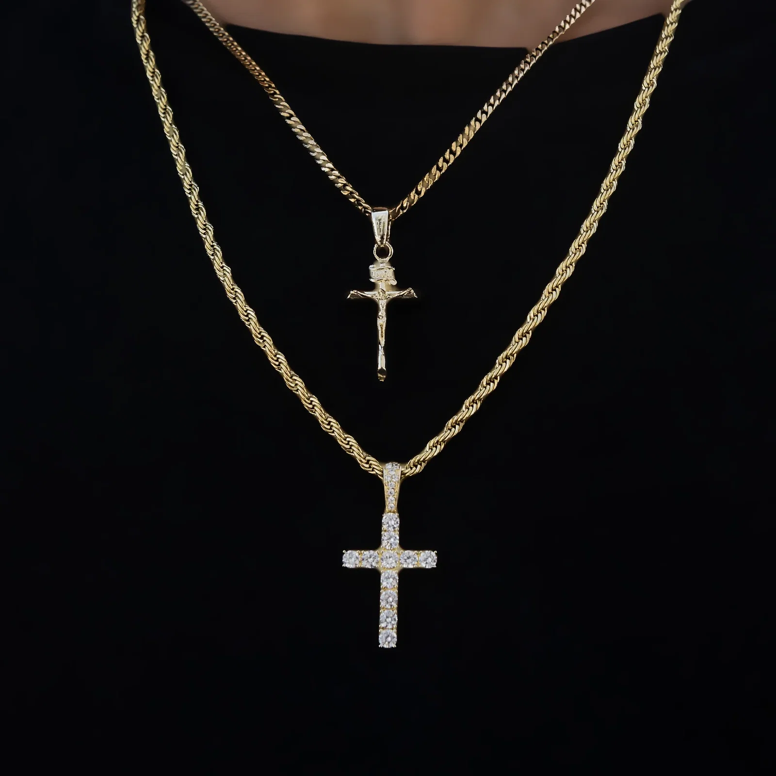 Image of Choose 2 Chains + 2 Pendants - Yellow Gold