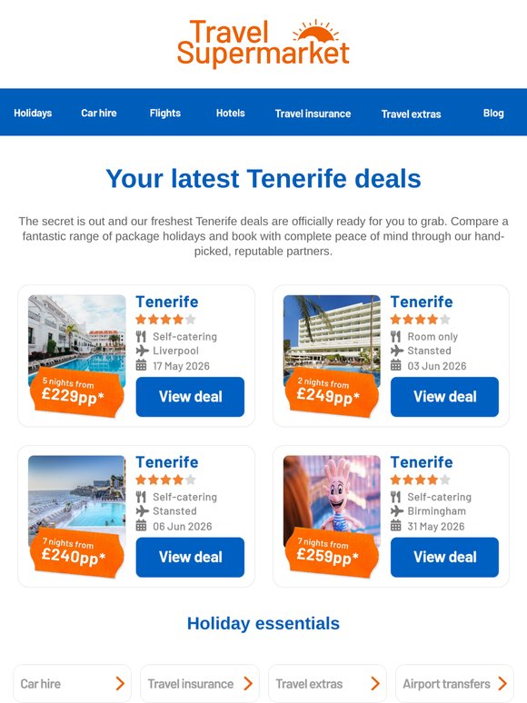 Unmissable Tenerife deals just landed 👌