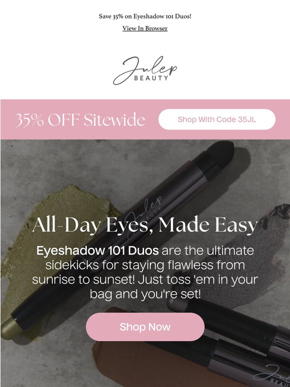 The Eye Duo You’ll Take Everywhere 😍