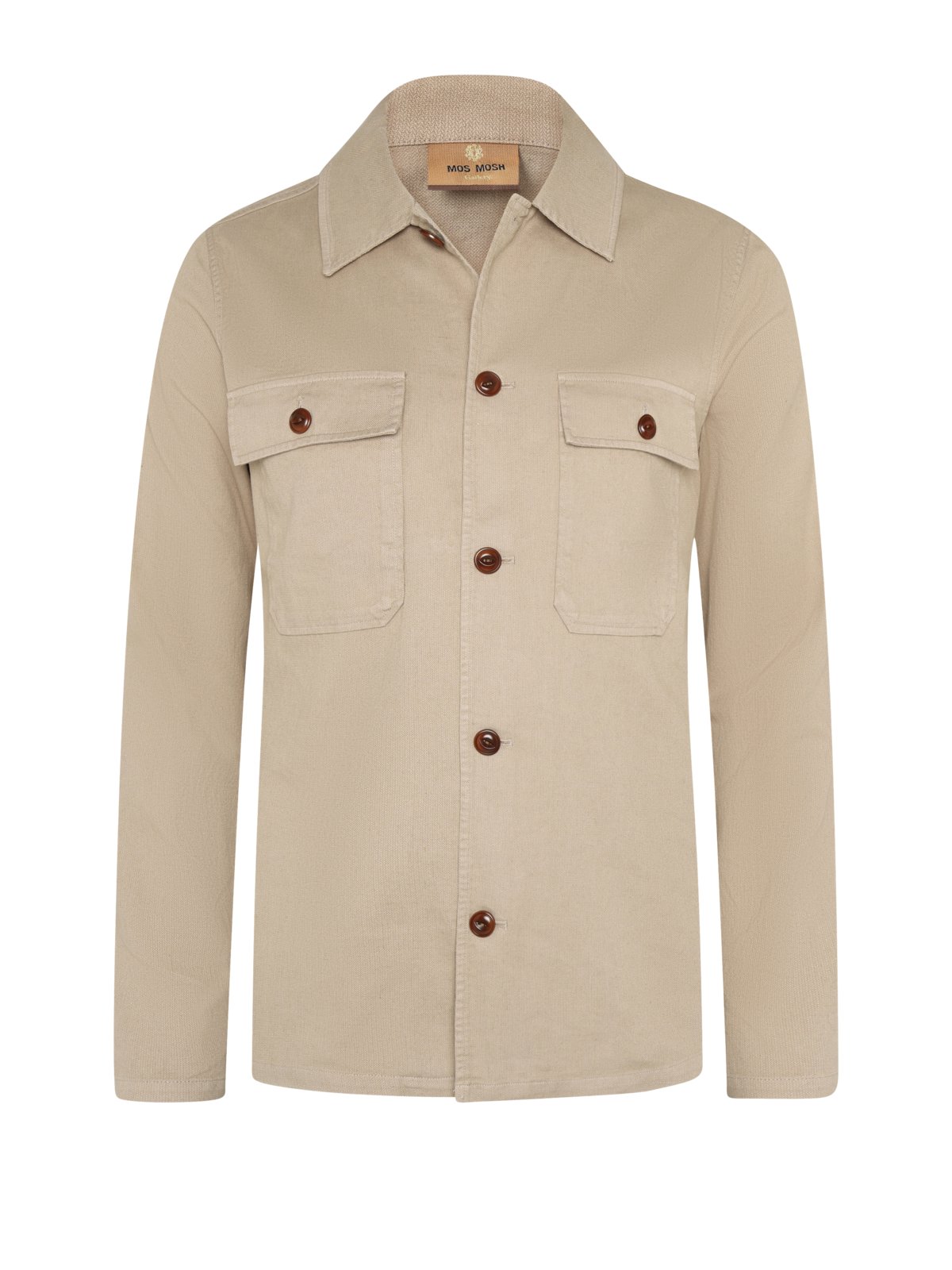 Soft overshirt in a linen blend