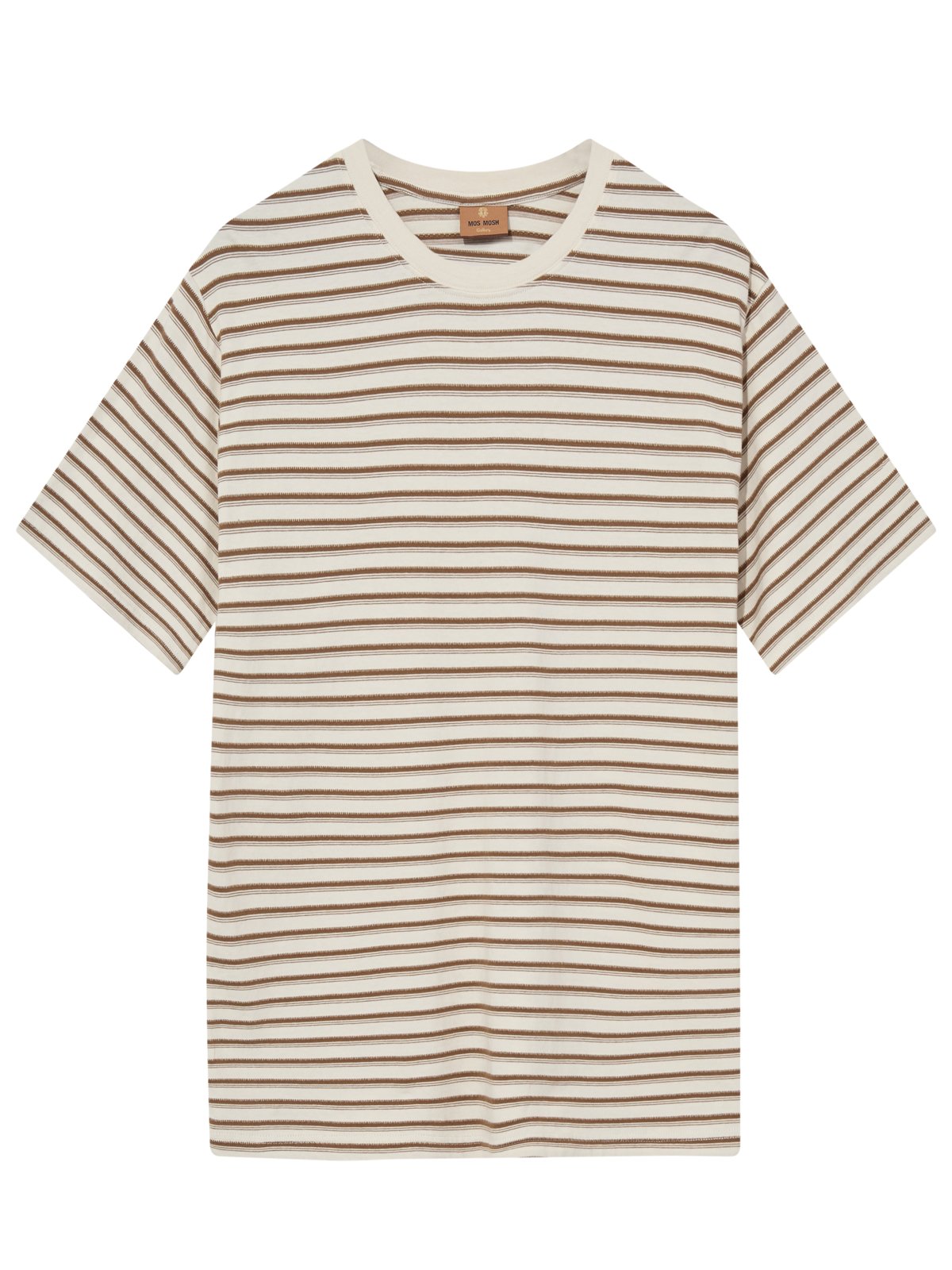 Soft cotton T-shirt with ring stripes