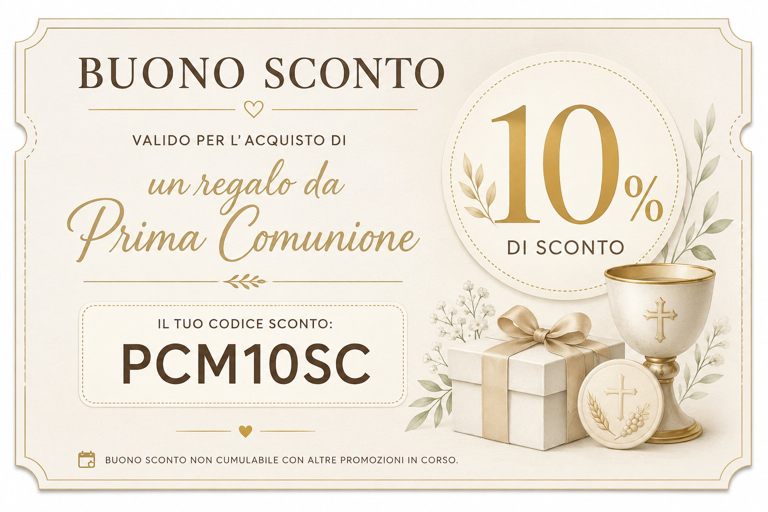buono sconto PCM10SC