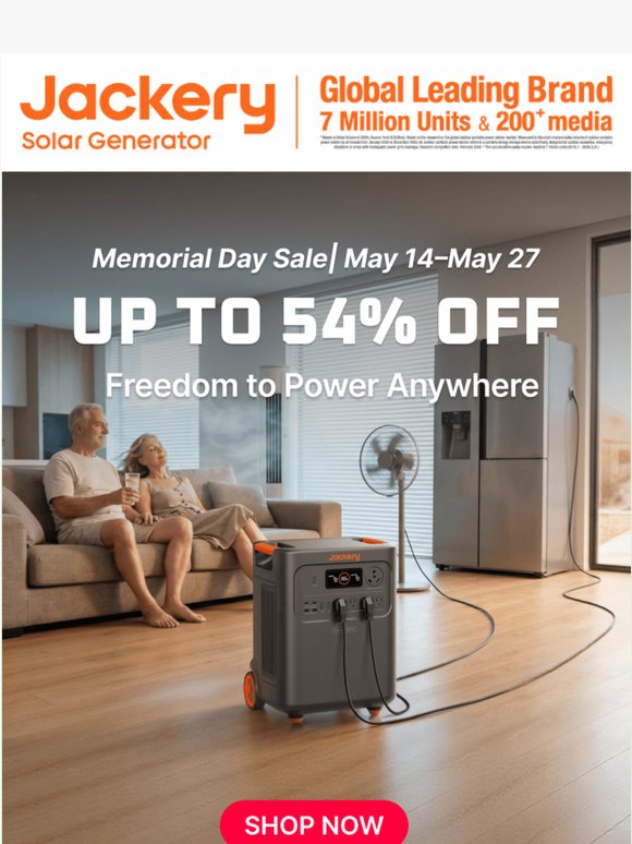 ⚡ Freedom to Power Anywhere | Memorial Day Savings