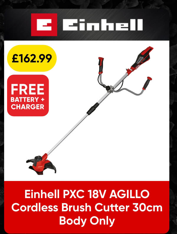 Einhell PXC 18V AGILLO Cordless Brush Cutter 30cm Body Only
