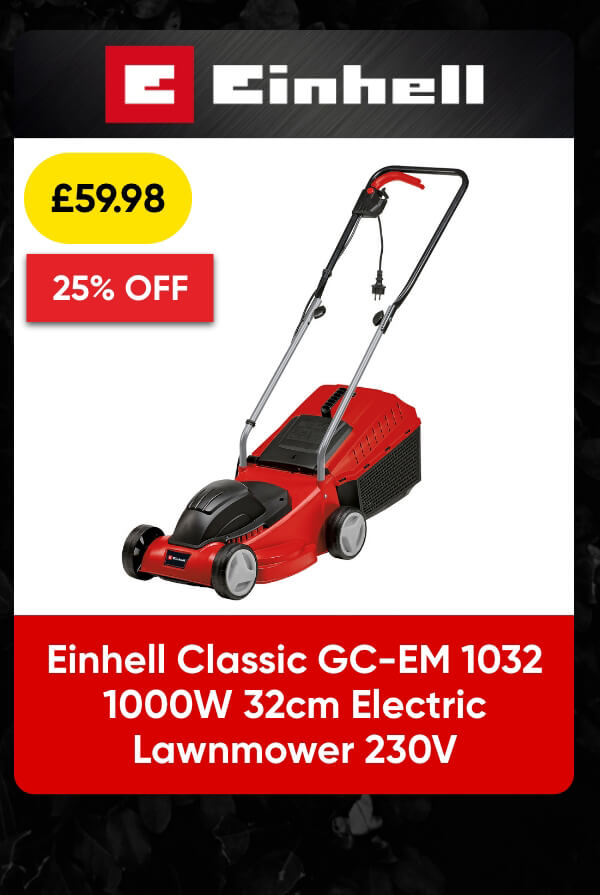 Einhell Classic GC-EM 1032 1000W 32cm Electric Lawnmower 230V
