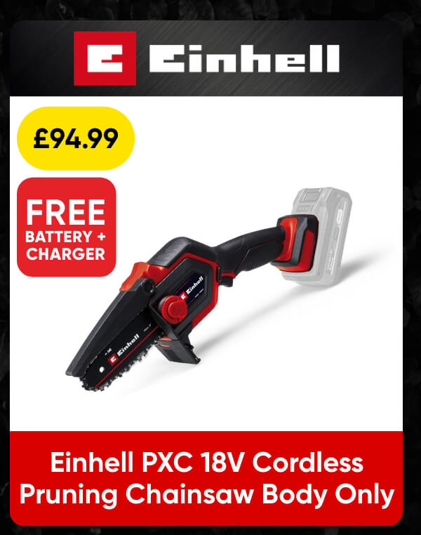 Einhell PXC 18V Cordless Pruning Chainsaw Body Only