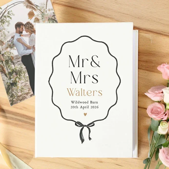 Personalised 6x4-Inch Wedding Album