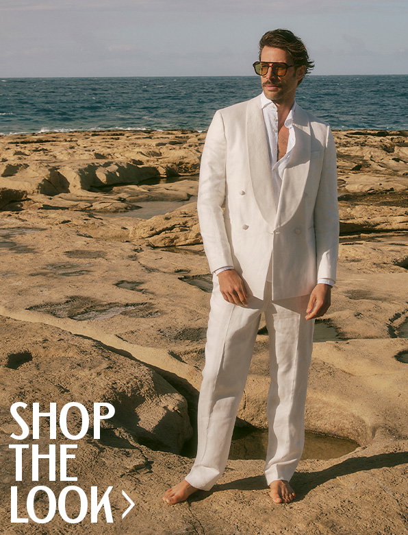 Boss - Baukasten-Anzug-Leinen-Look